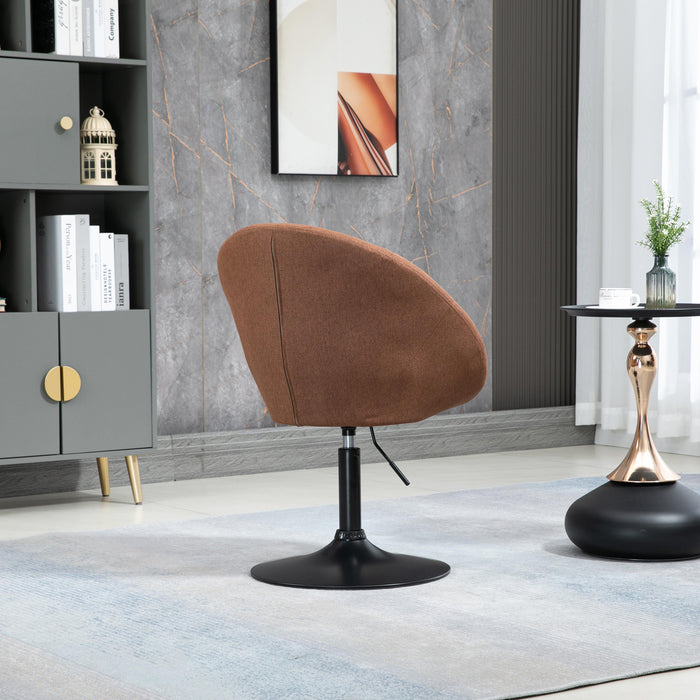 B-Ware HAVANNA Cocktailsessel Stoff Braun/Schwarz