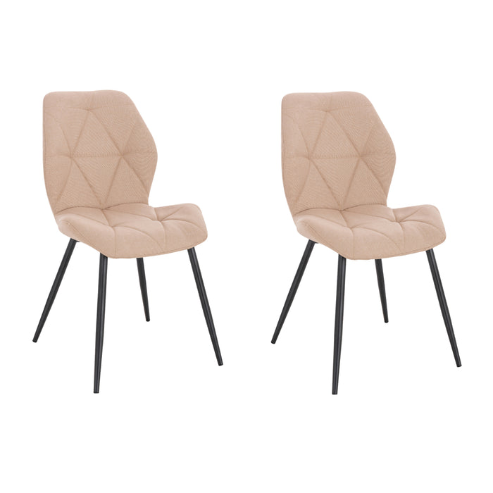 B-Ware JAMIE 2er Set Beige Stoff