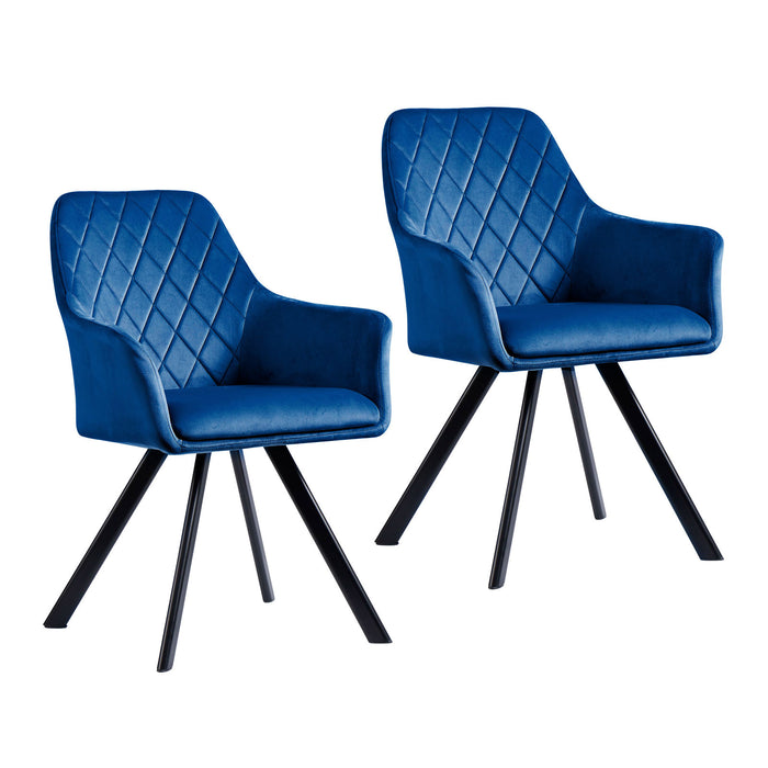 MASON 2er Set Esszimmerstuhl mit Armlehne