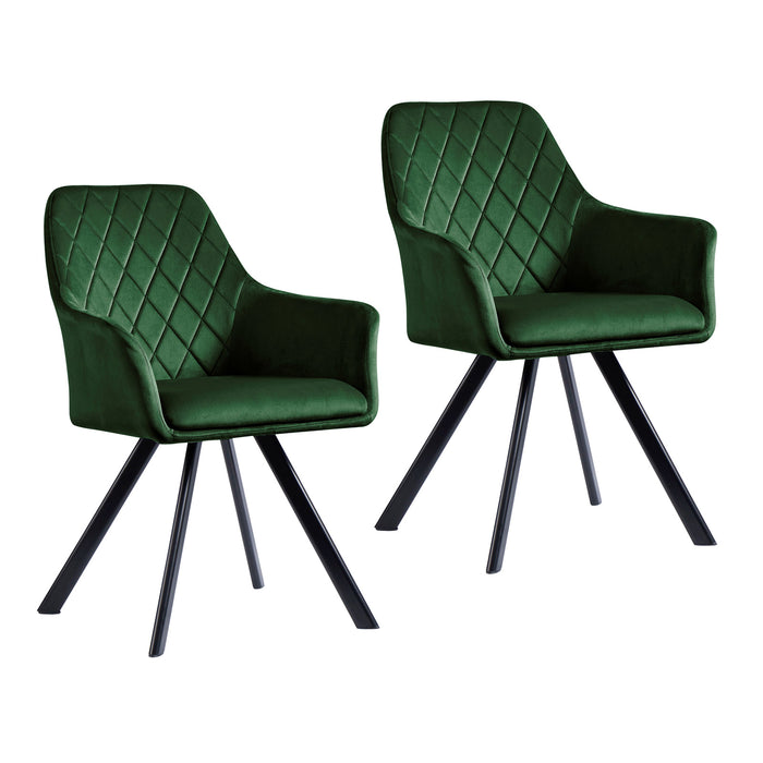 MASON 2er Set Esszimmerstuhl mit Armlehne