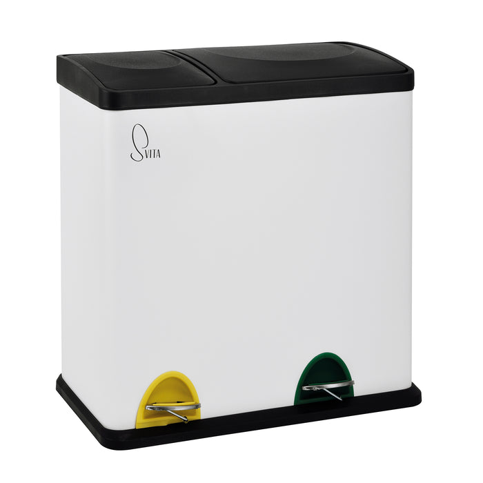 TC2Combo35 Mülleimer Weiß 35 Liter (12+23L)