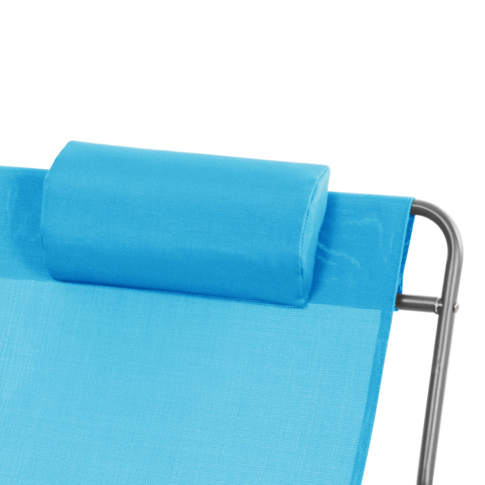 B-Ware SVEIO 2er Set Outdoor Sessel Blau