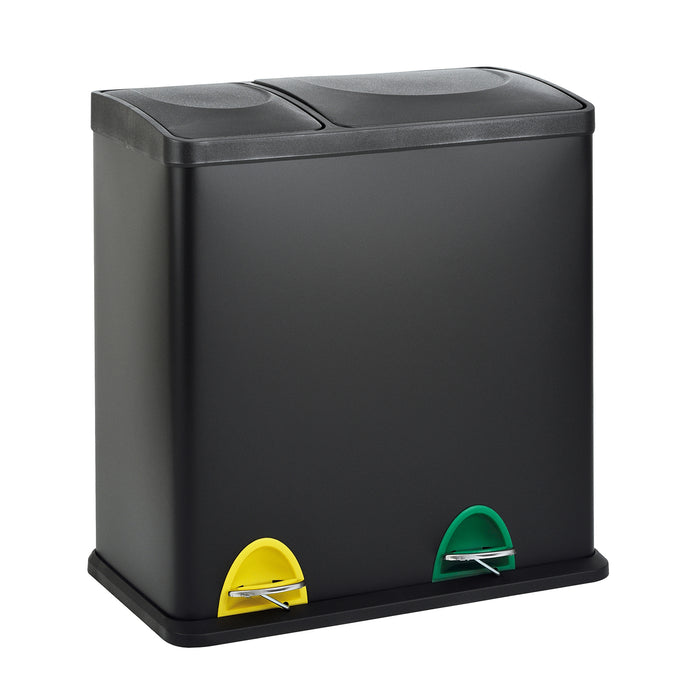 TC2Combo35 Mülleimer Schwarz 35 Liter (12+23L)