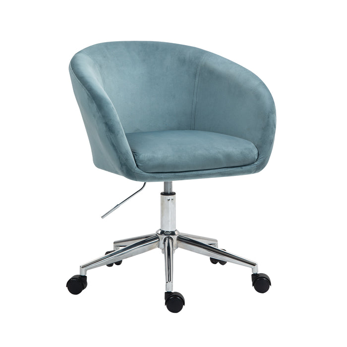 B-Ware LOUISA Samt Blau