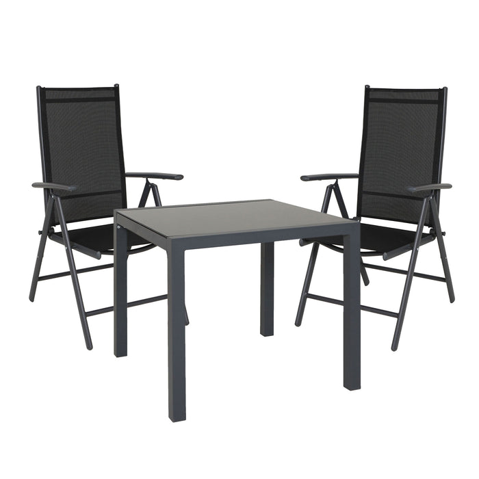 Gartentisch + 2 Stühle - Set