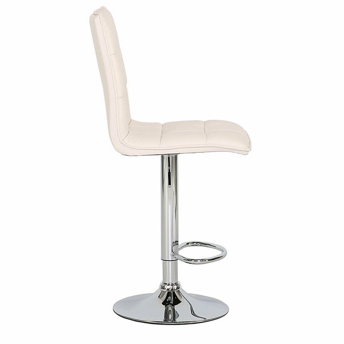2er Set Barhocker Lounge Hocker Barstuhl Küchestuhl Tresenstuhl Cocktail weiß