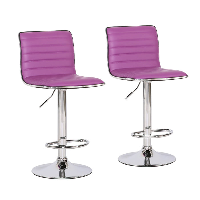 2er Set Barhocker Rot Clubsessel