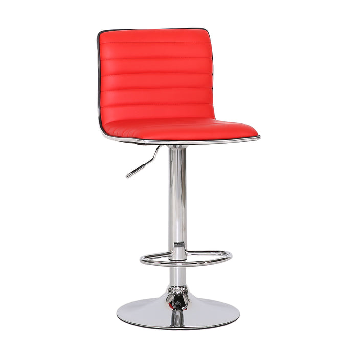 2er Set Barhocker Rot Clubsessel