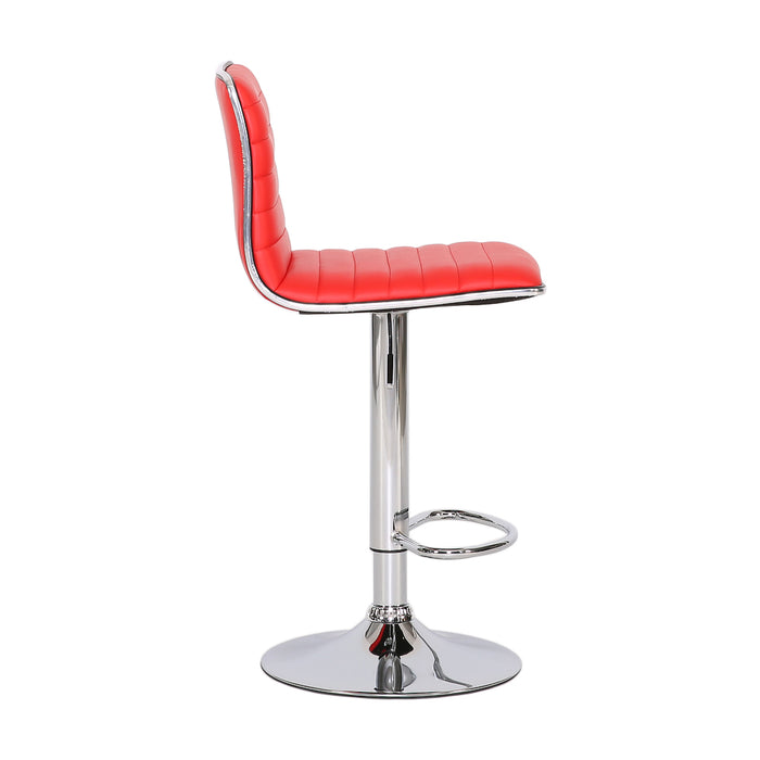 2er Set Barhocker Rot Clubsessel