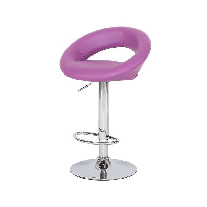 2er Set Barhocker Lila