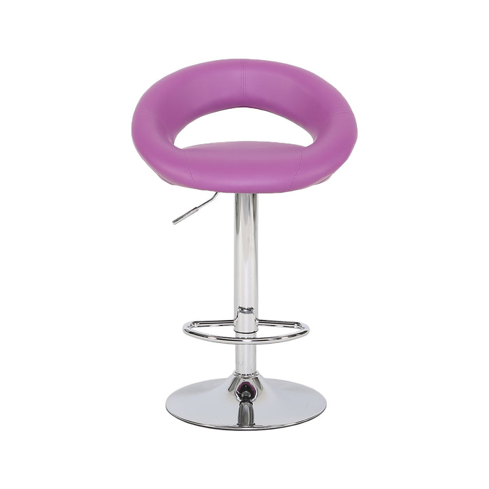 2er Set Barhocker Lila