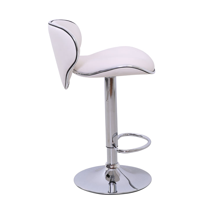 2er Set Barhocker Lounge Hocker Barstuhl Küchestuhl Tresenstuhl Cocktail weiß