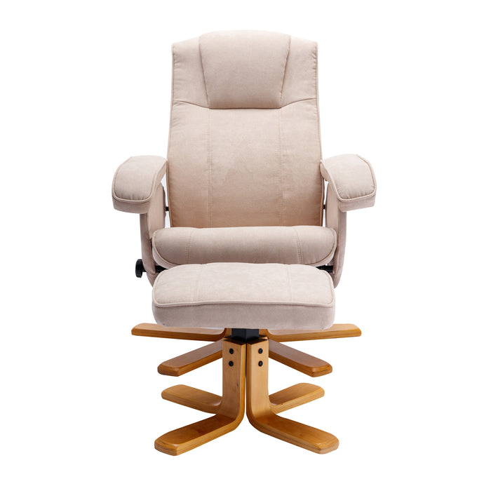 B-Ware CHARLES Relaxsessel Stoff Beige