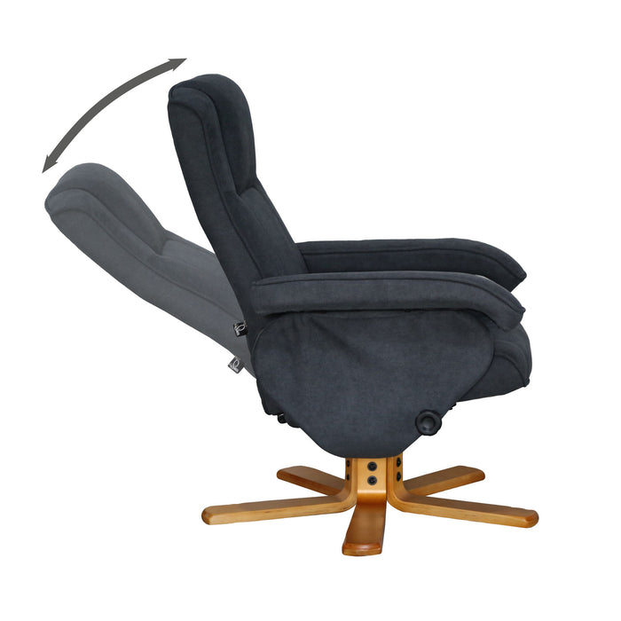 B-Ware Charles Relax Sessel Dunkelgrau
