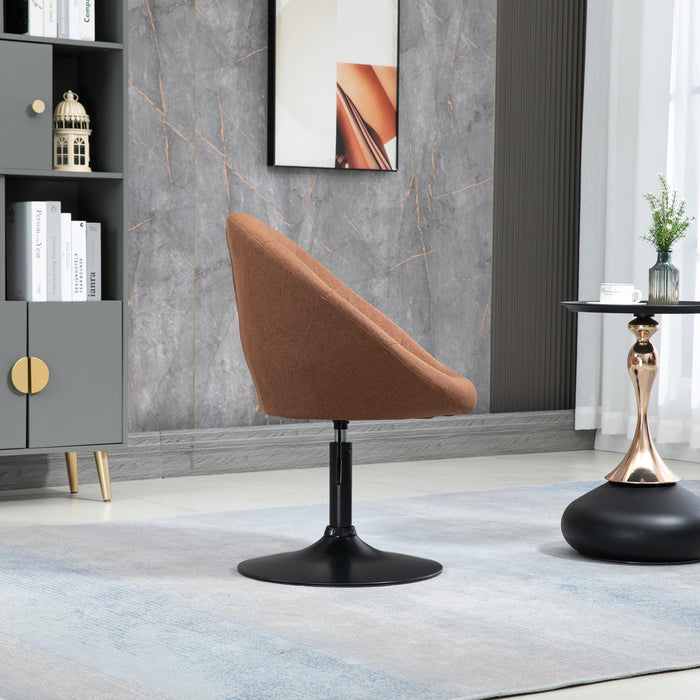 B-Ware HAVANNA Cocktailsessel Stoff Braun/Schwarz