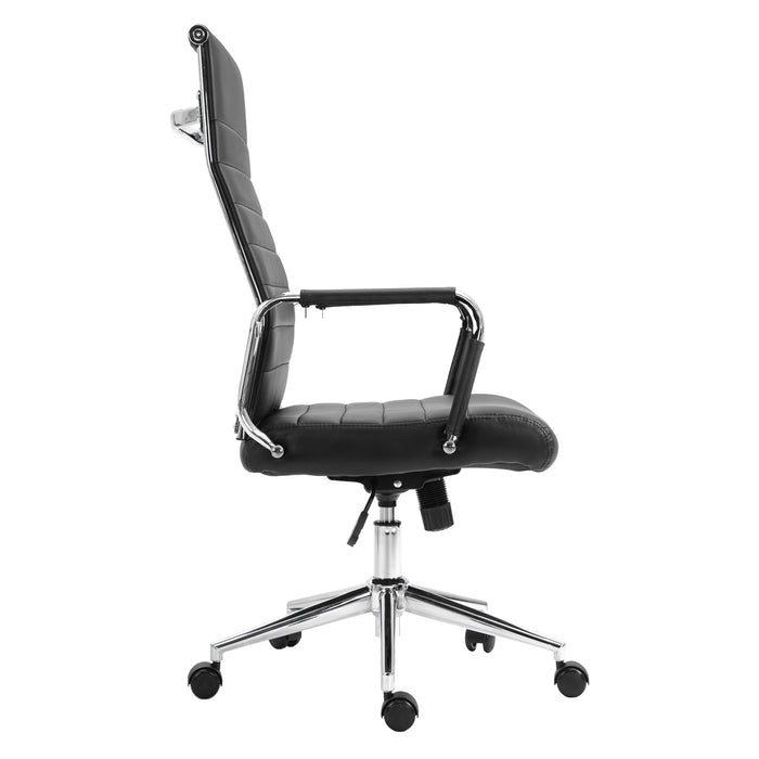 B-Ware  OFFICE Comfort Schreibtischstuhl Kunstleder Schwarz