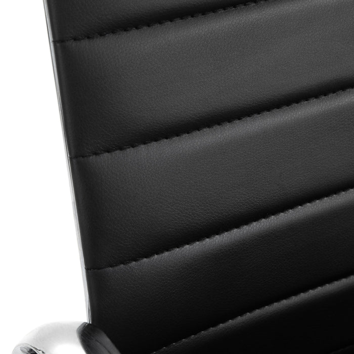 B-Ware  OFFICE Comfort Schreibtischstuhl Kunstleder Schwarz