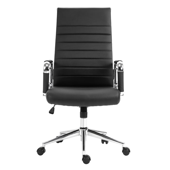B-Ware  OFFICE Comfort Schreibtischstuhl Kunstleder Schwarz