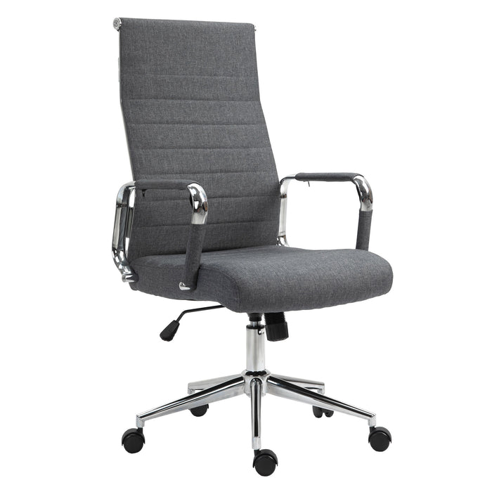 B-Ware OFFICE Comfort Schreibtischstuhl Stoff Dunkelgrau