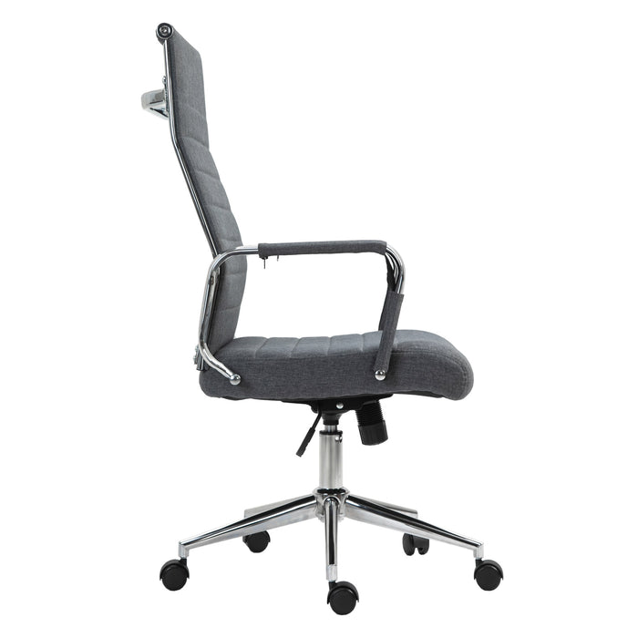 B-Ware OFFICE Comfort Schreibtischstuhl Stoff Dunkelgrau