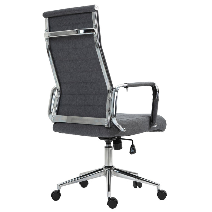B-Ware OFFICE Comfort Schreibtischstuhl Stoff Dunkelgrau