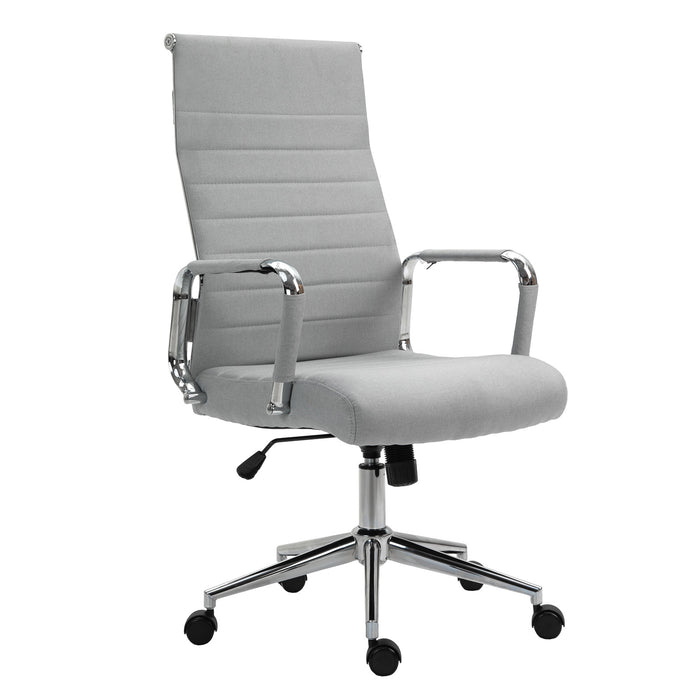 B-Ware OFFICE Comfort Schreibtischstuhl Stoff Hellgrau