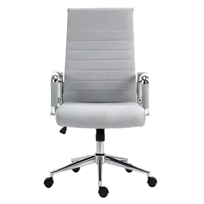 B-Ware OFFICE Comfort Schreibtischstuhl Stoff Hellgrau