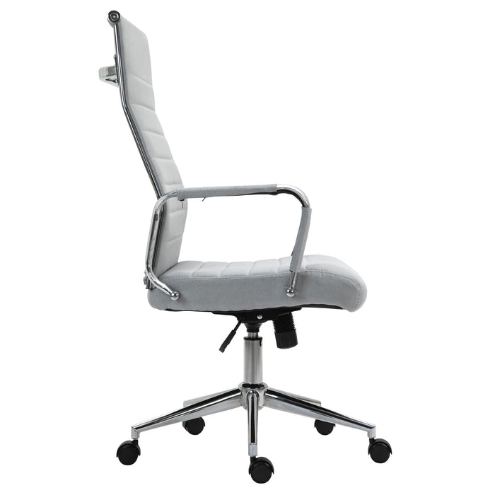 B-Ware OFFICE Comfort Schreibtischstuhl Stoff Hellgrau