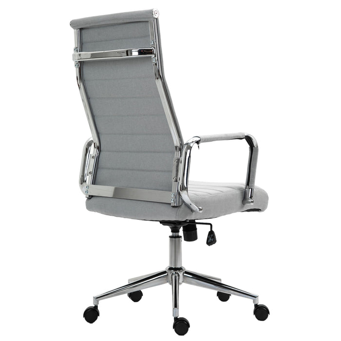 B-Ware OFFICE Comfort Schreibtischstuhl Stoff Hellgrau