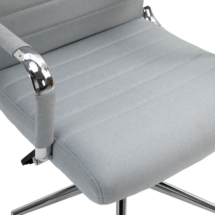 B-Ware OFFICE Comfort Schreibtischstuhl Stoff Hellgrau