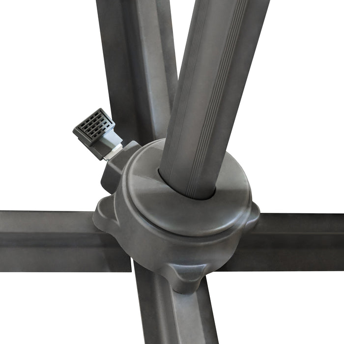 Ampelschirm aus Aluminium
