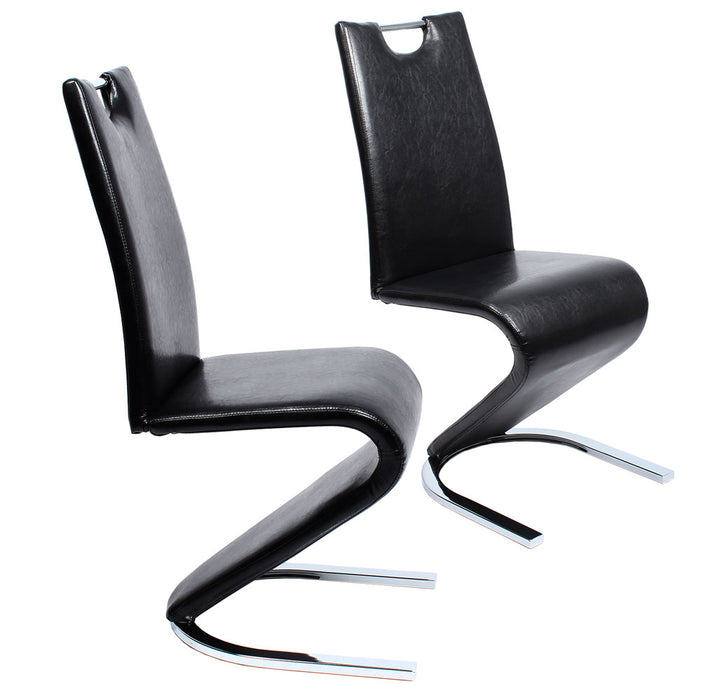 B-Ware Esszimmerstuhl 2er Set Schwarz