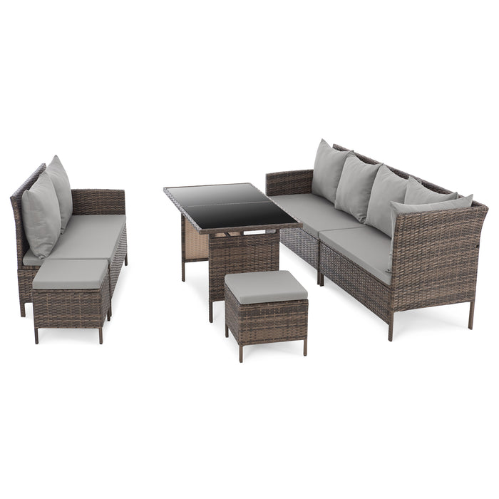 MADISON Rattan-Lounge Ecksofa Rattan-Lounge Gartenmöbel