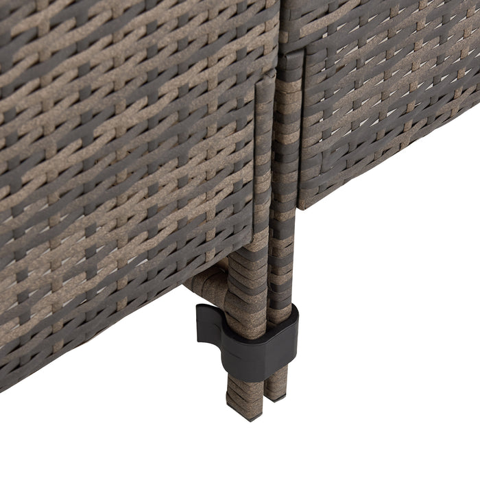 MADISON Rattan-Lounge Ecksofa Rattan-Lounge Gartenmöbel