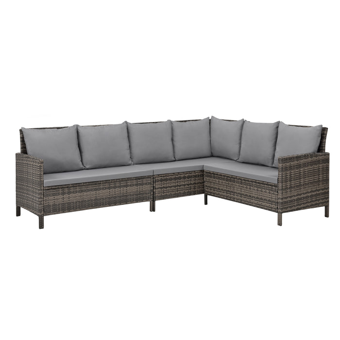 MADISON Rattan-Lounge Ecksofa Rattan-Lounge Gartenmöbel-Set