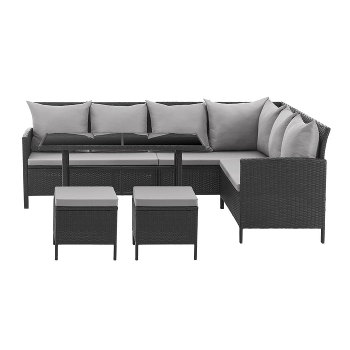 MADISON Rattan-Lounge Ecksofa Rattan-Lounge Gartenmöbel