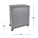SVITA SR2X30 Sensor-Mülleimer mit 60 Litern Fassungsvermögen, rechteckig, mit Deckel und Rollen, Maße 68 cm hoch, 57 cm breit, 34 cm tief
