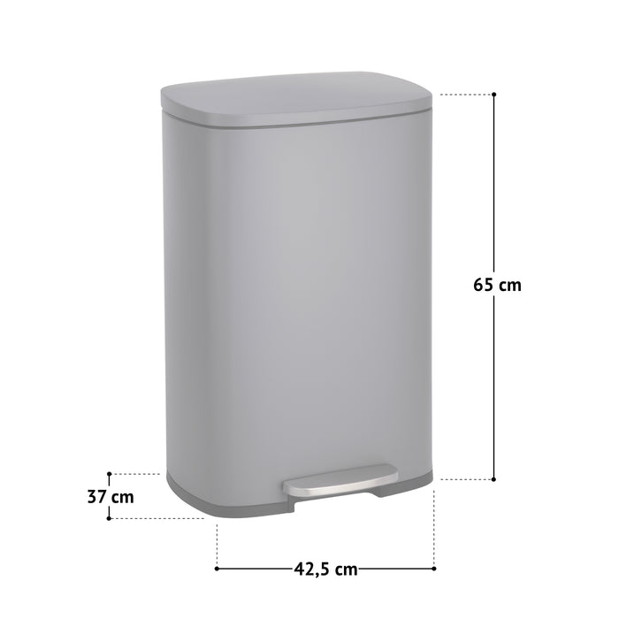TQ50 Mülleimer 50 Liter Schwarz