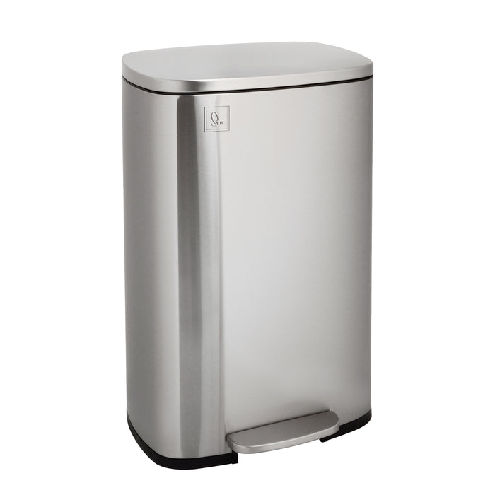 B-WareTQ50 Mülleimer 50 Liter Silber