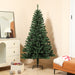 Künstlicher Weihnachtsbaum mit Luvi-Nadeln von SVITA in modernem Wohnzimmer mit Geschenkbox und Dekoration