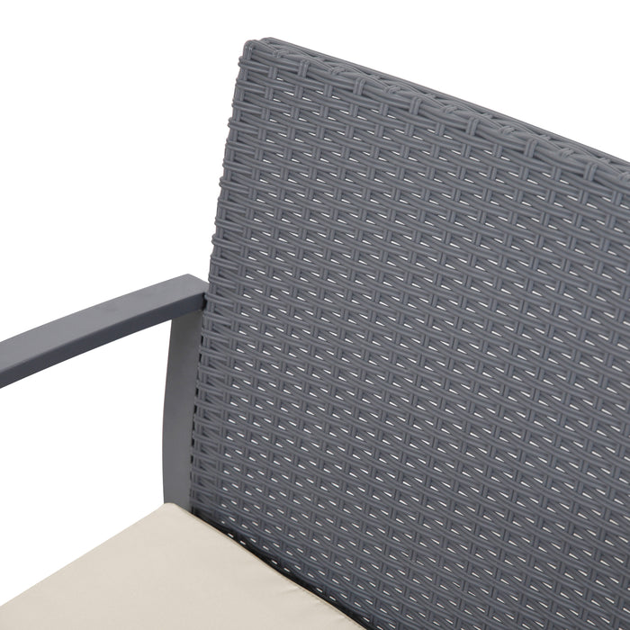 B-Ware LOIS Rattan Sitzgruppe Grau