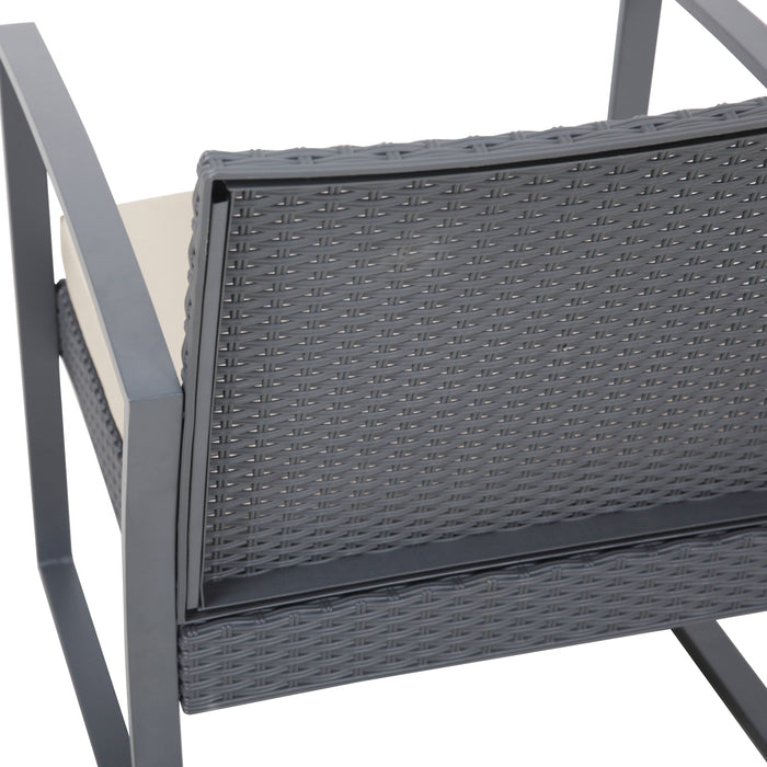 B-Ware LOIS Rattan Sitzgruppe Grau