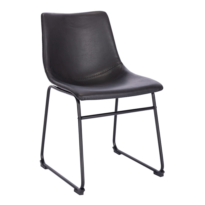 B-Ware HARRY 2er Set Esszimmerstuhl Schwarz