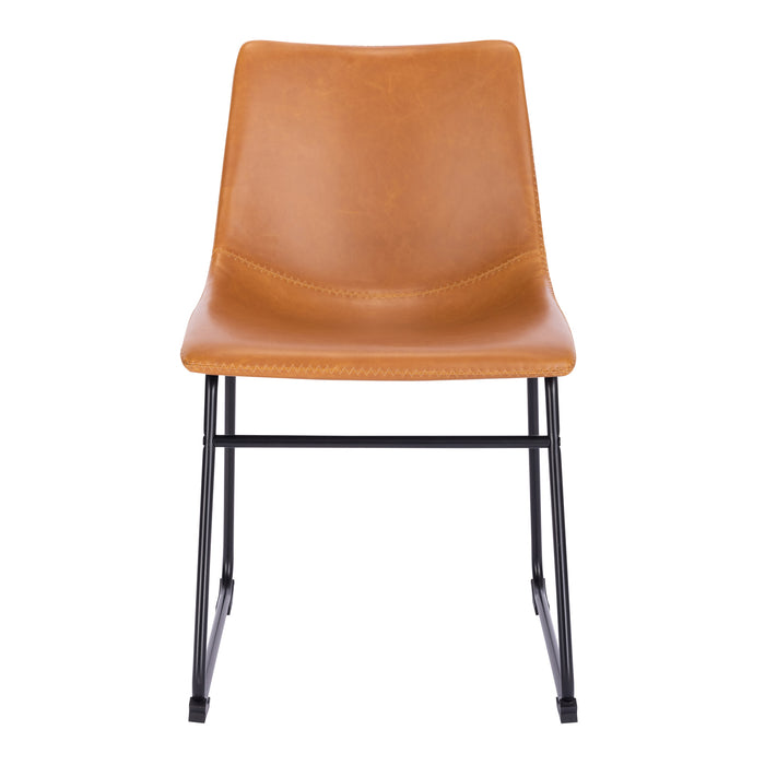 B-Ware HARRY 2er Set Esszimmerstuhl Cognac