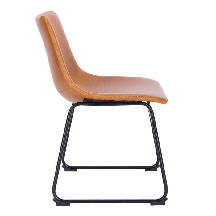 B-Ware HARRY 2er Set Esszimmerstuhl Cognac