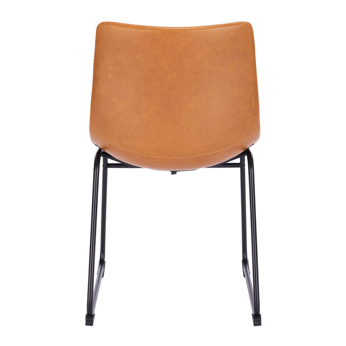 B-Ware HARRY 2er Set Esszimmerstuhl Cognac