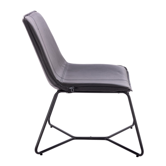 B-Ware SVITA RON Sessel Schwarz