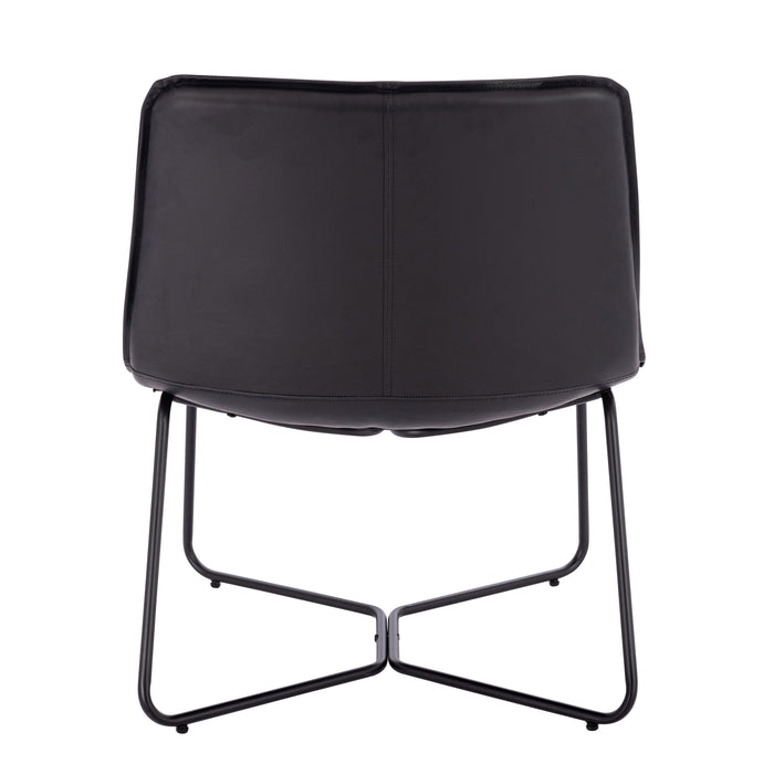 B-Ware SVITA RON Sessel Schwarz