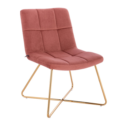 Bequemer und ästhetischer SVITA Lynn Sessel in alt-rosa mit modernem Design