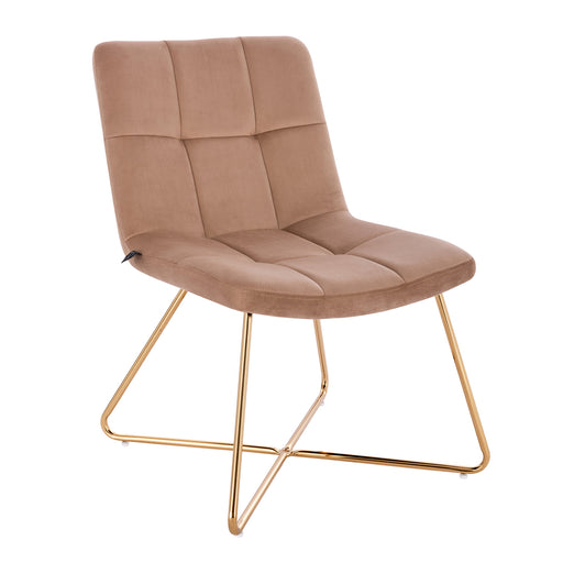 Bequemer und ästhetischer SVITA Lynn Sessel in taupe mit modernem Design
